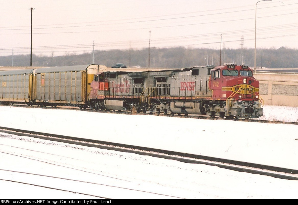 Vehicle train rolls east